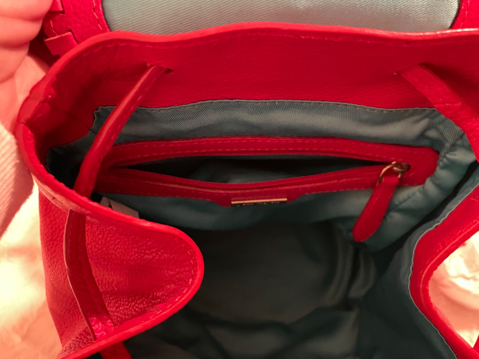 Jack Rogers Red Backpack - EUC - image 12