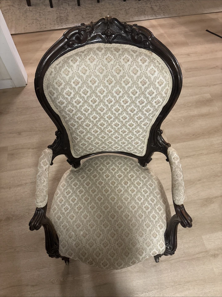 authentic 19th-century Victorian parlor chair - Image 4 of 4