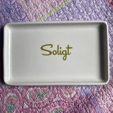 Soligt drip tray for Mason Jar seed starting kit Heavy Porcelain