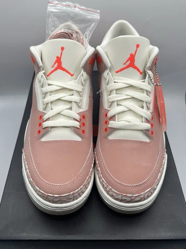 Size 9.5W/8M  - Air Jordan 3 Retro “Rust Pink” CK9246 600 BRAND NEW FLAWLESS 