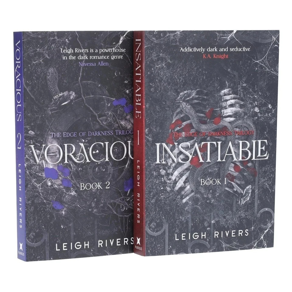 The Edge of Darkness Trilogy 2 Books Collection Set by Leigh Rivers (Book 1&2)