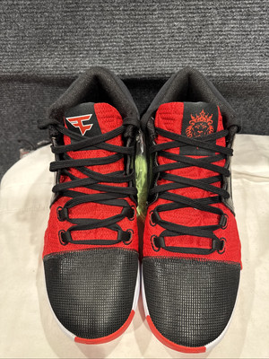 Nike LeBron Witness 8 Faze‎ Black Red Basketball Sneakers Men\'s Size 11.5 New Nike LeBron Witness 8 Faze Black/White/Red Men main image 2
