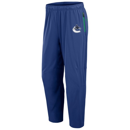 Men's Fanatics Blue Vancouver Canucks Authentic Pro Rink Pants - Picture 2 of 3