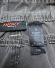 DKNY Active Women’s Gray Solid Cargo Capri Pants Cotton Pockets Size 10 — photo 3