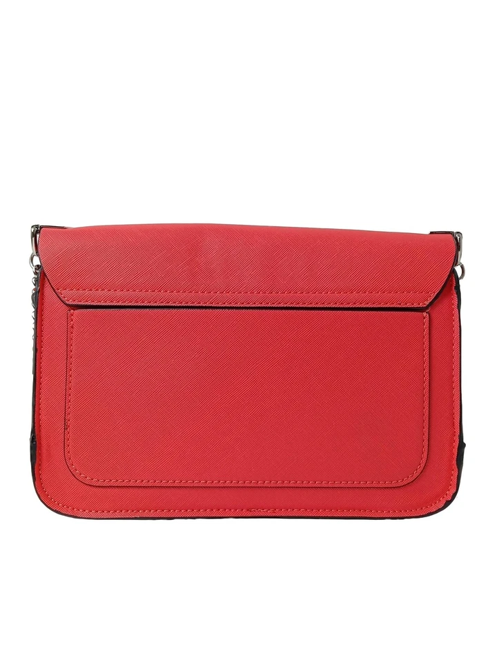 ZARA Sac bandoulière Petit Dames Sac rouge-noir style décontracté - Photo 2/4