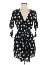 Faithfull the Brand Women Black Casual Dress 6