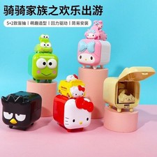Minio Sanrio Riding Car Series Caja Ciega Figuras Confirmadas Arte Juguete Regalo Caliente.