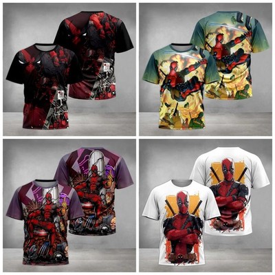 Marvel Super Hero X-Men Super Hero Deadpool T-Shirt Shirt Männer Kleidung Wolverine