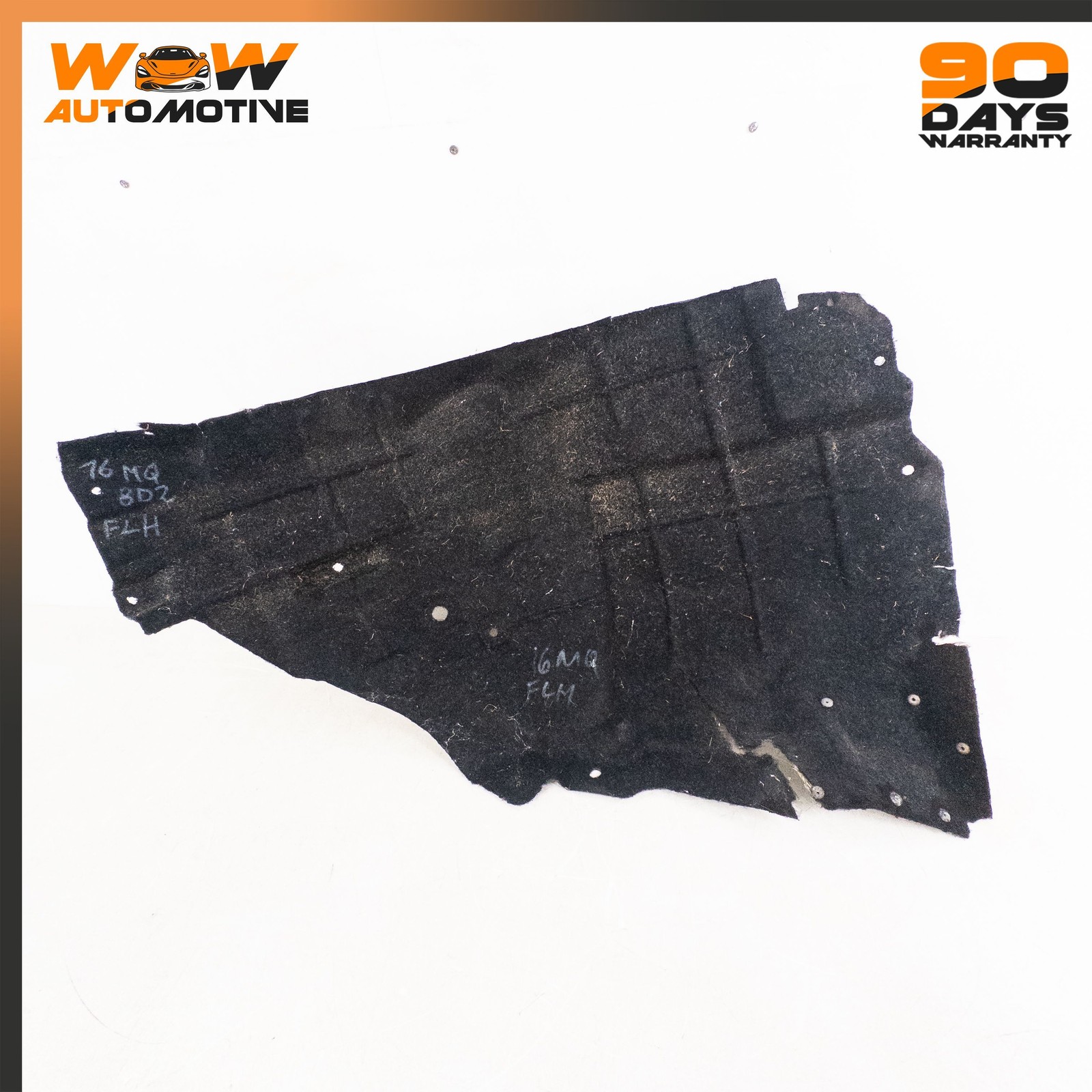 13-19 MASERATI QUATTROPORTE S Q4 FRONT LEFT FENDER LINER SPLASH GUARD BLACK OEM