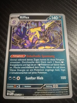 Riffe Pokemon Karte Reserve Holo Karte Fatale Flammen (068/094)