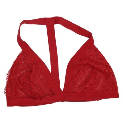 Colsie, Bralette, Größe: XL, Rot, Elasthan/Polyamid, Blumen, Spitze, Damen #E8j