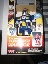 VINTAGE 11" TALL BATTERY OPERATED PLASTIC ROBOT #1 NRFB GOOD BATTERY