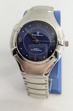 Charles Raymond watch - Silver with blue dial
