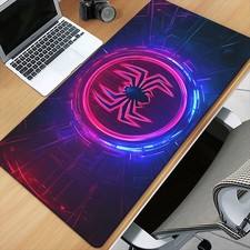 40 90cmXXL Luminous Spider Gaming Mouse Pad - Vibrant HD Printed Design, Non-Tox