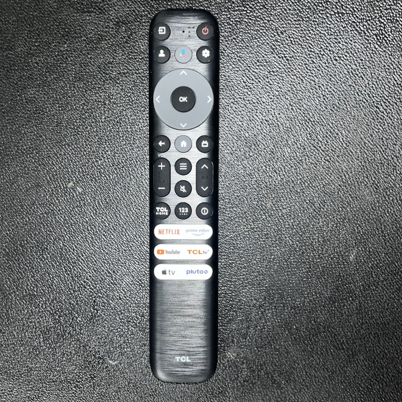 TCL TV Remote (RC813 FMBG) with Netlfix/Prime/YouTube/TCL/AppleTv/Pluto TV Keys