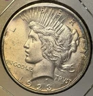 1923-D Peace Dollar MS++  Nice Color!