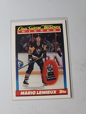 1991-92 Topps Mario Lemieux Pittsburgh Penguins #523 NRMT