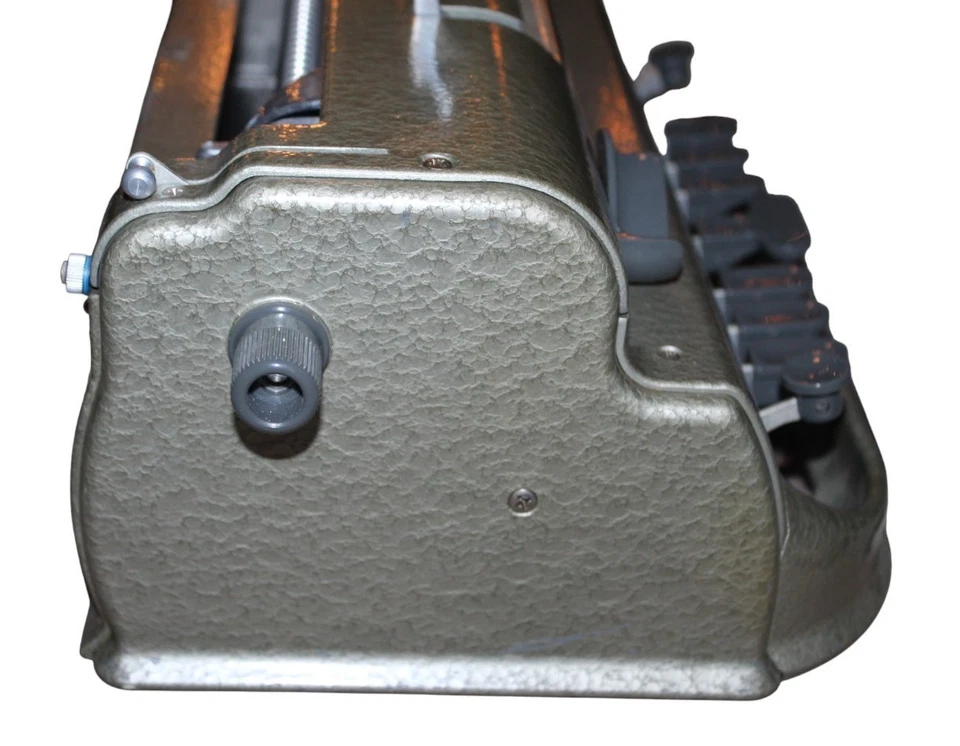 Perkins Brailler For The Blind W/ Instructions & Cover Plus Books - Image 3 of 4