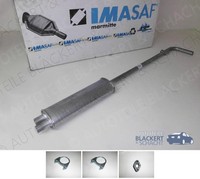 Imasaf Msd Auspuff Mitteltopf FüR Citroen Lna 0.6 1976-1986 + Anbauteile
