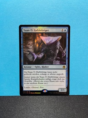 FOIL Yuan-Ti Halbblütiger / Yuan-Ti Malison - MTG Magic