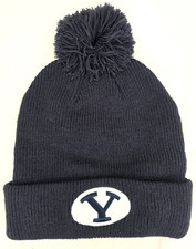 NEW Brigham Young BYU Cougars Nike Knit Pom Stocking Cap Beanie Hat Adult OS