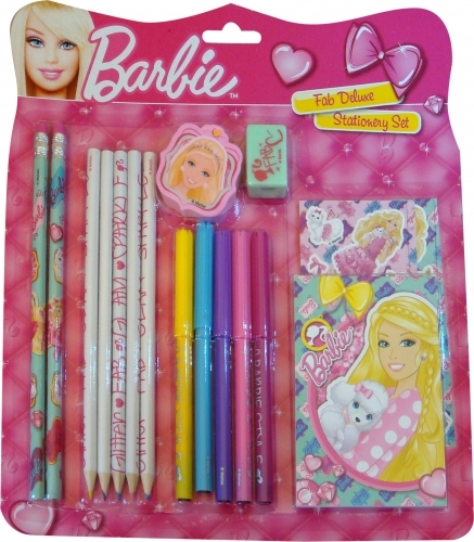 barbie stationery