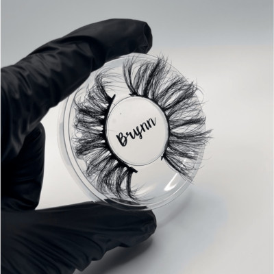 Fluffy Vegan 6D 25mm Mink Lashes - D luxe Brynn  Lashes