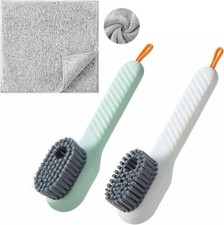 2Liquid Household Shoe Washing Brush Soft Bristles-Laundry Brush Collar Cleaning
