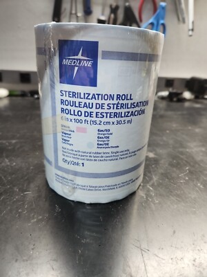 Medline Sterilization Roll  6 Inches X 100 Feet - REF MPP200420S Sealed
