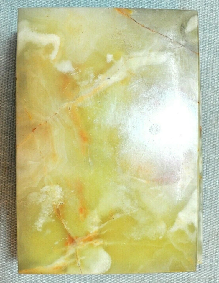 Joyero de piedra artesanal vintage antiguo original Foto 4 de 4