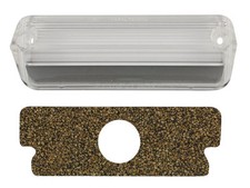 1957 Chevrolet Belair 210 150 License Plate Light Lens With Gasket