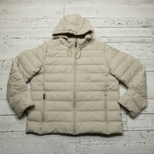 PAJAR Canada Seneca Puffer Jacket Mens XL Beige Lightweight Water Repellent