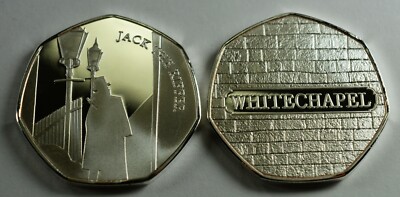 Brandneu JACK THE RIPPER Silber Gedenk Sammler Whitechapel 1888