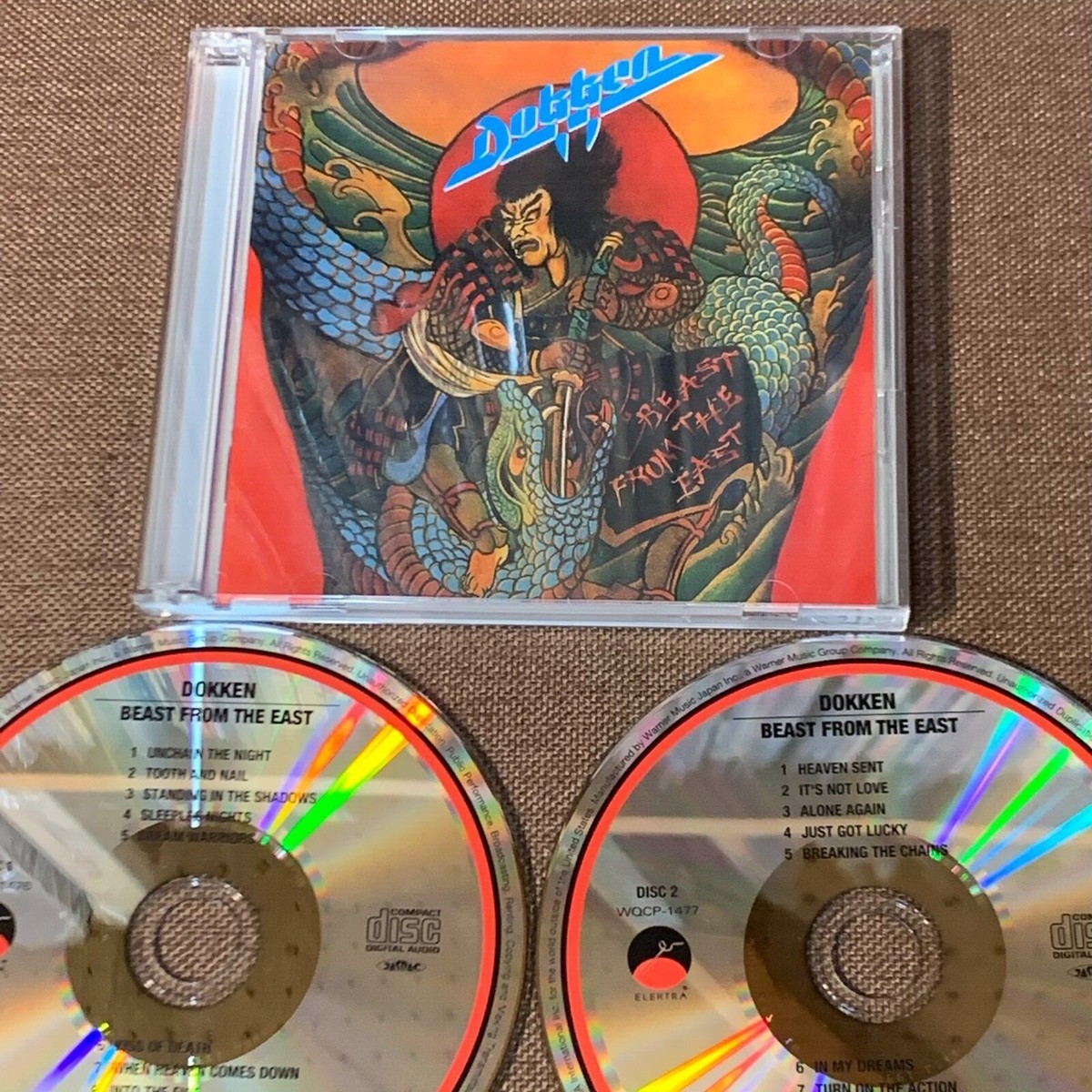 DOKKEN Complete Beast From The East JAPAN 2-CD WQCP-1476~7 w/ PS
