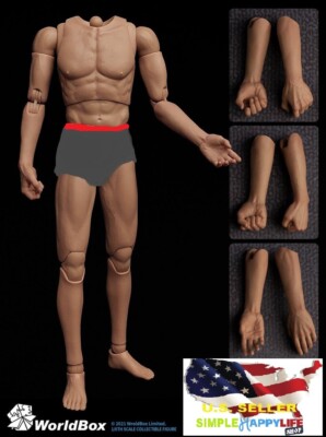 WorldBox 1/6 seamless forearm arm set AT020 S C for AT011 AT025 AT020 Body  USA 