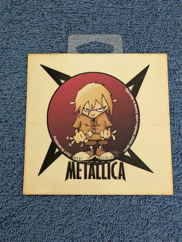 NOS Metallica Sticker Decal 4" Squindo 2000 LPGI