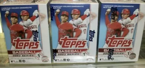 (3) 2022 Topps Series 1 MLB Baseball FACTORY SEALED BLASTER BOX (LOT of 3)