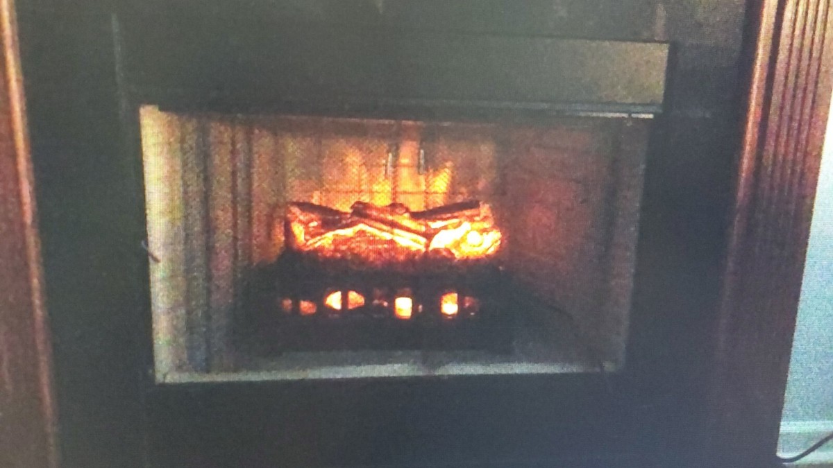 Electric Fireplace Insert with heater, DFI021ARU, Excellent Conditon | eBay