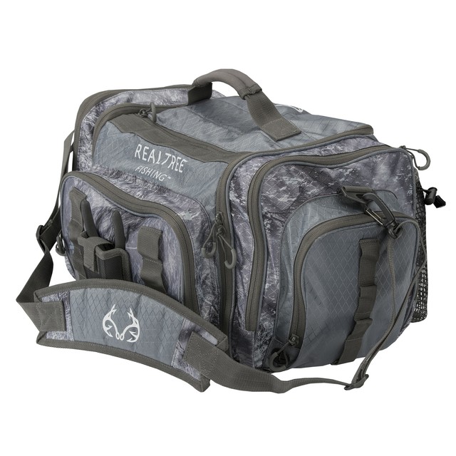 Realtree Fishing I4 Tackle Bag 3700 Series Slate Gray With 3 I3700 Bait
