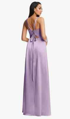 plus size and regular size bridesmaid dresses Veronica Beard Mackey Seersucker Halter Midi Dress | Pale Orchid Haze