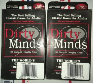 👁 2X LoT Dirty Minds - Travel Card Game 110 Cards Each Box Sealed 220 Total Cds