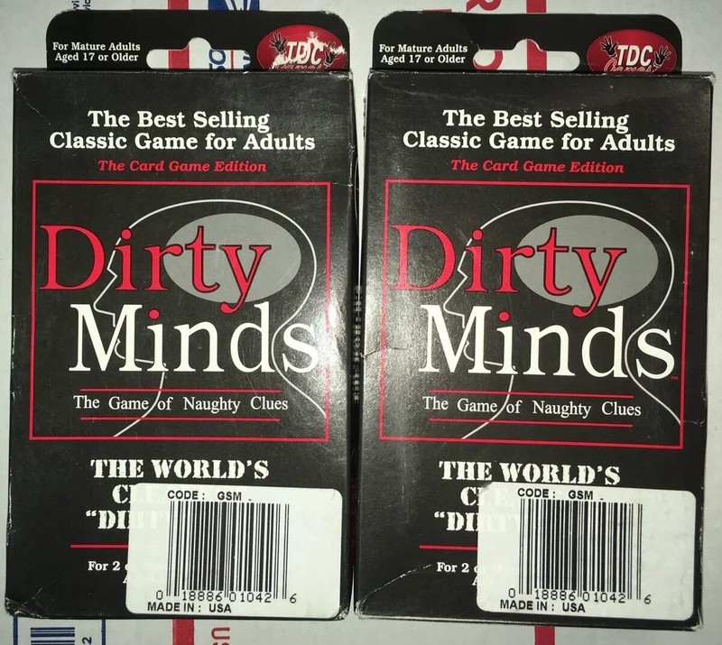 👁 2X LoT Dirty Minds - Travel Card Game 110 Cards Each Box Sealed 220 Total Cds