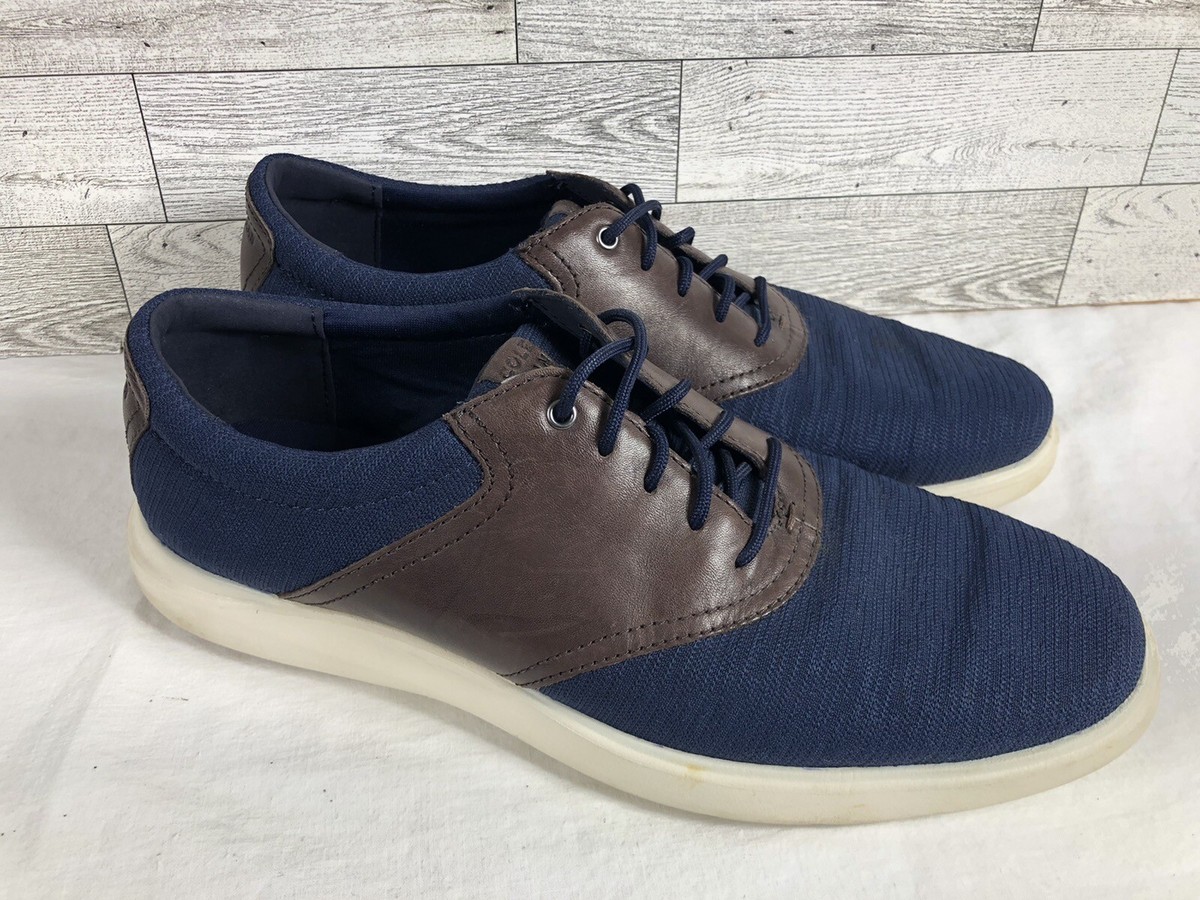 Cole Haan Zero Grand Sneakers Blue Brown Men display picture 2