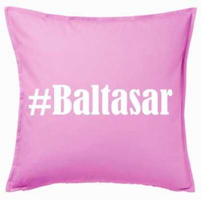 #Baltasar Kissenbezug Pink Ich Liebe Baltasar 109962