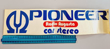 ADESIVO RADIO PIONEER RADIO AUGUSTA STICKER AUTOCOLLANT AUFKLEBER VINTAGE 80s