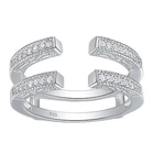 Vintage Ring Enhancers Guard Wrap Insert Bridal Ring for Women Sterling Silver