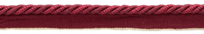DÉCOPRO Twisted Rope Kordel mit Lip, Maroon Red (Color# 71357), 27 Yards