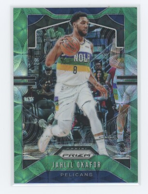 2019-20 Prizm Basketball Jahlil Okafor No. 171 Choice Green #4/8