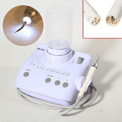 SKYSEA-E1L Dental Ultrasonic Scaler 2 Bottles LED Handpiece fit SKYSEA EMS