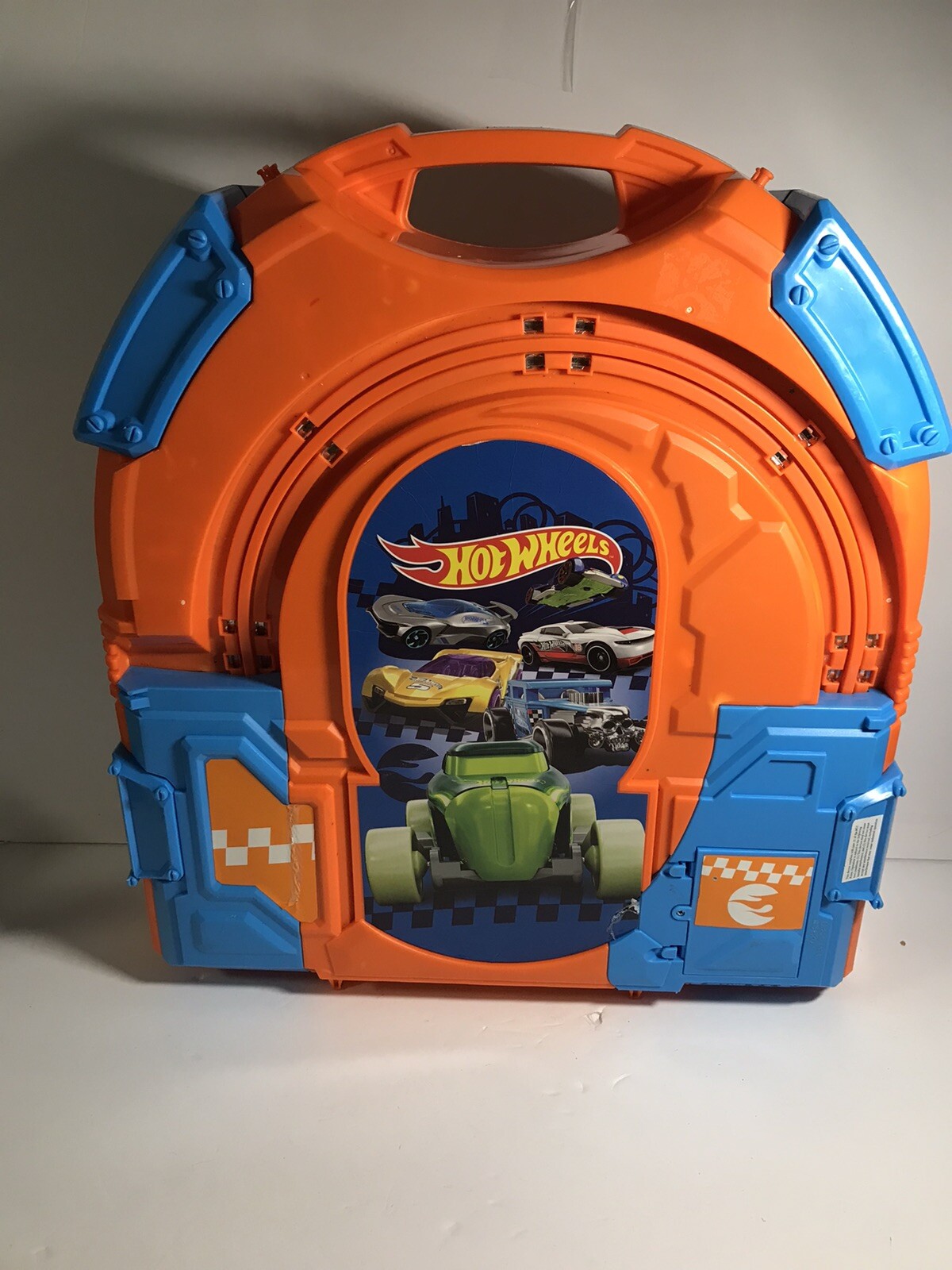 Hot Wheels Carrying Case Slot Car Race Track Set 164 Track Controllers